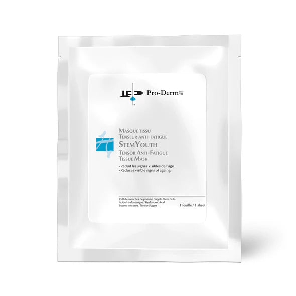 Masque en tissu tenseur et anti-fatigue Pro-Derm StemYouth