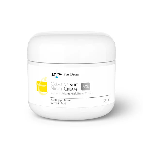 Crème de nuit AHA 5 % Pro-Derm